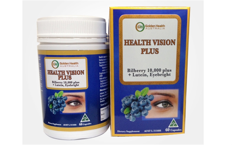 Thuốc Bổ Mắt Của Uc Golden Health Health Vision Plus Bilberry