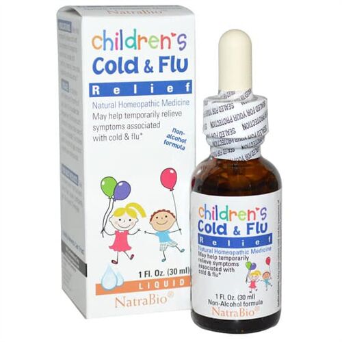 Siro Children Cold & Flu Relief Natrabio của Mỹ 30ml