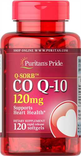 Puritan’s Pride Premium Q-SORB CO Q10 120mg hộp 120 viên của Mỹ