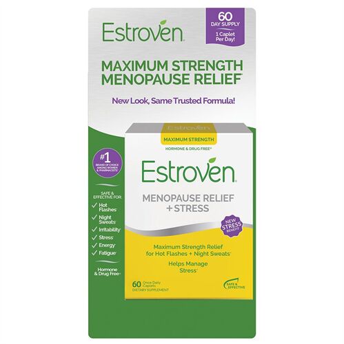 Estroven Maximum strength hộp 60 viên của Mỹ - Viên uống cân bằng nội tiết cho phụ nữ