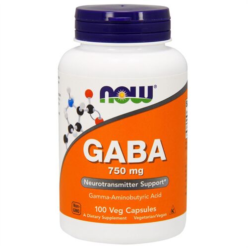 Viên uống GABA 750mg 100 viên của Mỹ - bổ não và hỗ trợ giảm stress