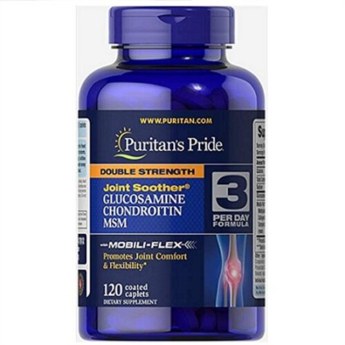 Viên uống Glucosamine Chondroitin MSM Puritan's Pride 120 Viên Mỹ