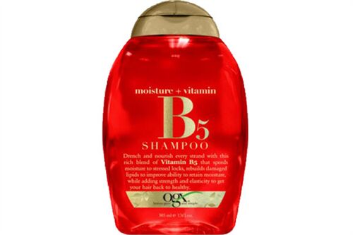 Dầu gội dưỡng ẩm và bổ sung vitamin B5 OGX Moisture + Vitamin B5 Shampoo 385ml của Mỹ