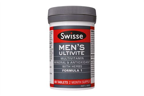 Vitamins tổng hợp cho nam giới Swisse Mens Ultivite hộp 120 viên của Úc