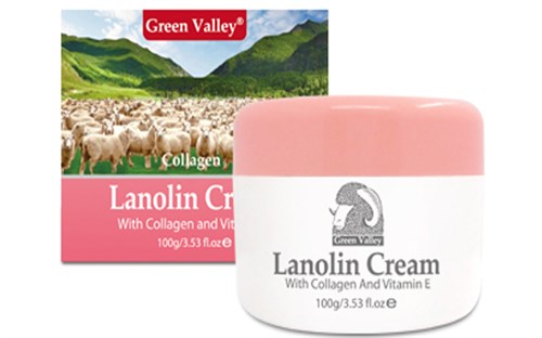 Kem dưỡng da mỡ cừu Úc Lanolin Cream With Collagen And Vitamin E Green Valley