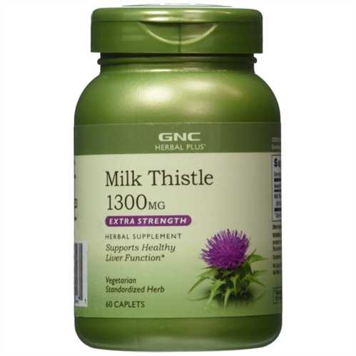 Viên uống GNC Milk Thistle 1300mg hộp 60 viên của Mỹ