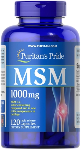 Viên uống bổ sung Puritan's Pride MSM 1000 mg 120 viên của Mỹ