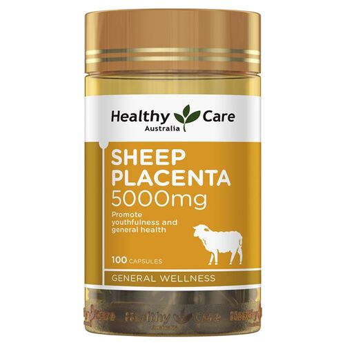 Viên uống nhau thai cừu Sheep Placenta Healthy Care 5000mg 100 viên của Úc (9/2024)