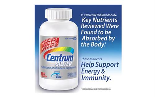 Centrum Silver Multivitamin 50+ hộp 285 viên của Mỹ - Bổ sung vitamin 