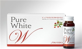 Nước uống làm trắng da Pure White của Shiseido Nhật Bản