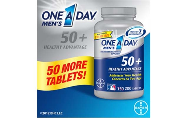 One A Day Men  50  Advantage - Vitamin hàng ngày cho đàn ông trên 50 - 200 viên