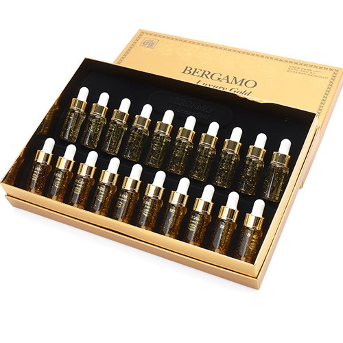 Tinh chất serum Bergamo Hàn Quốc Luxury Gold Collagen & Caviar 13ml hộp 20 ống