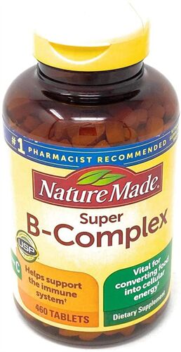  Viên uống bổ sung Nature Made Super B-Complex with Vitamin C 460 viên của Mỹ