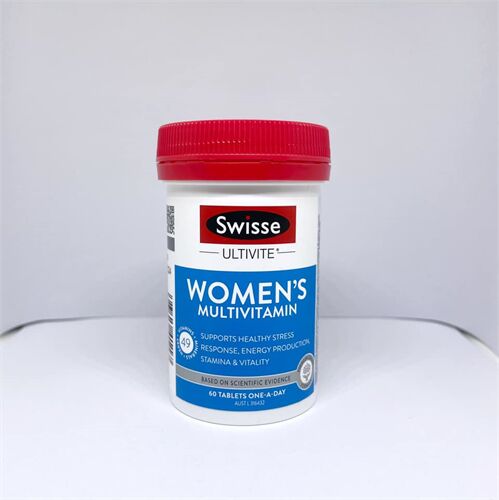 Viên uống bổ sung các vitamin và khoáng chất dành cho nữ giới dưới 50 tuổi, Swisse Women Ultivite Multivitamin 60 Tablets 60 viên của Úc
