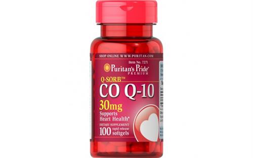 CoQ10 30mg hộp 100 viên của Mỹ - Puritan's Pride Coenzyme Q10