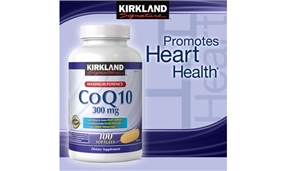 CoQ10 300mg Kirkland của Mỹ  - Sản phẩm bổ trợ tim mạch, hộp 100 viên