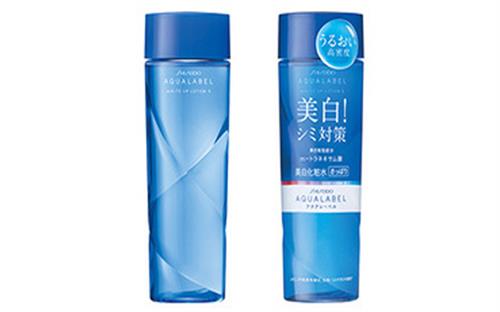 Nước hoa hồng Shiseido Nhật Bản Aqualabel White Up Lotion hộp màu xanh.
