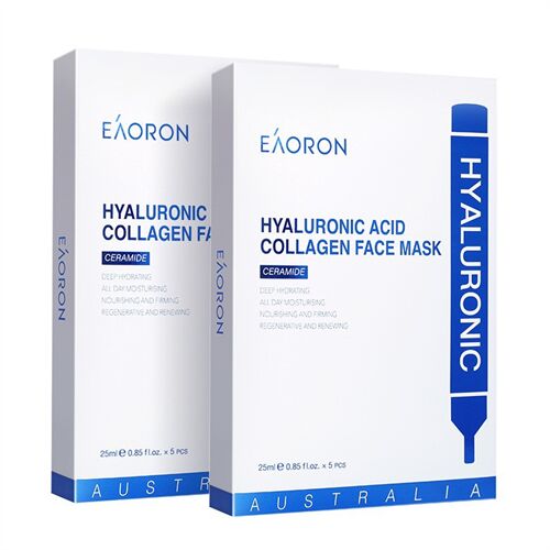 Mặt nạ dưỡng ẩm Eaoron Hyaluronic Acid Collagen 25ml x 5 miếng của Úc