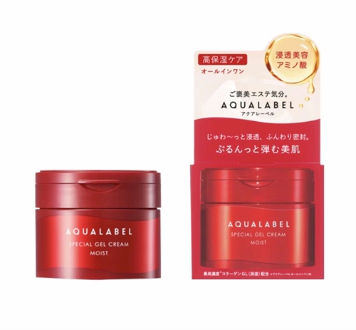 Kem Dưỡng Da Shiseido Aqualabel Special Gel Cream Moist 5 trong 1 hộp  90g‎ của Nhật Bản