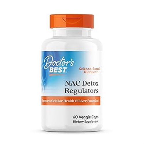 VIÊN UỐNG GIẢI ĐỘC CƠ THỂ - DOCTOR'S Best NAC Detox Regulators with Seleno Excell hộp 60 viên