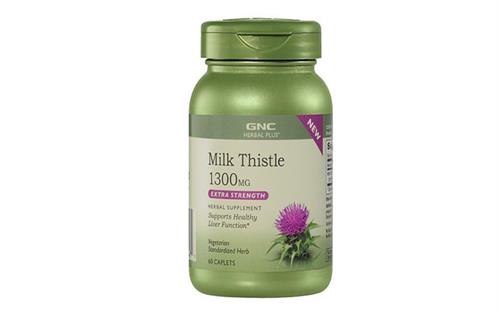 Viên uống GNC Herbal Plus Milk Thistle 1300mg hộp 60 viên của Mỹ