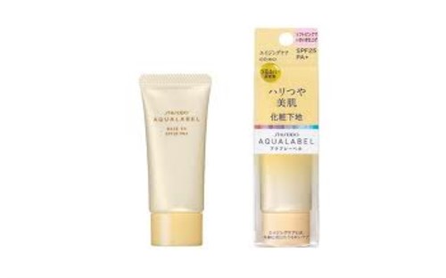 Kem lót trang điểm Shiseido Aqualabel Base Ex vàng của Nhật
