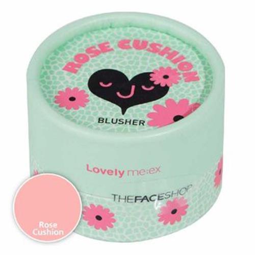 Phấn má hồng Lovely Meex Cushion Blusher The Face Shop của Hàn Quốc