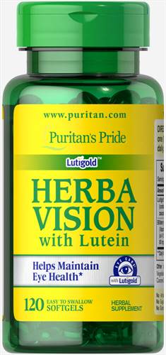 Viên uống bổ mắt Herba Vision with Lutein Puritan’s Pride hộp 120 viên của Mỹ