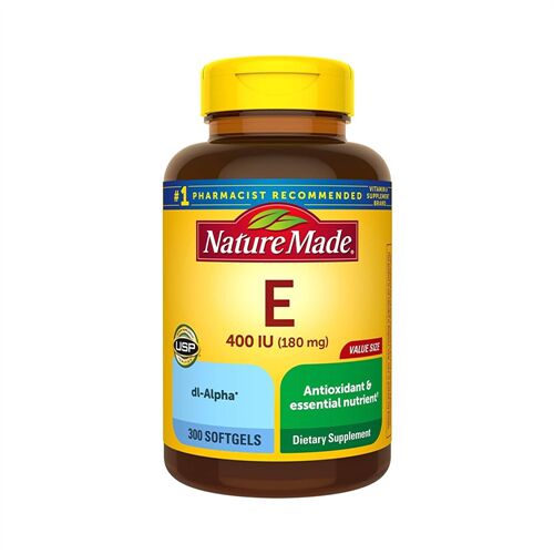 Nature Made Vitamin E 400 iu - Chống lão hóa, tốt cho tim mạch hộp 300 viên