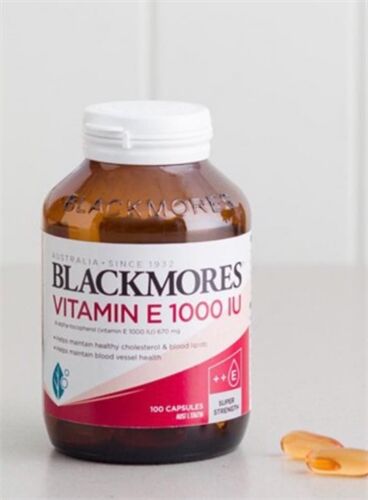 Viên uống Blackmores Natural Vitamin E 500IU 150 viên của Úc