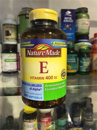 Nature Made Vitamin E 400 iu - Chống lão hóa, tốt cho tim mạch hộp 350 viên