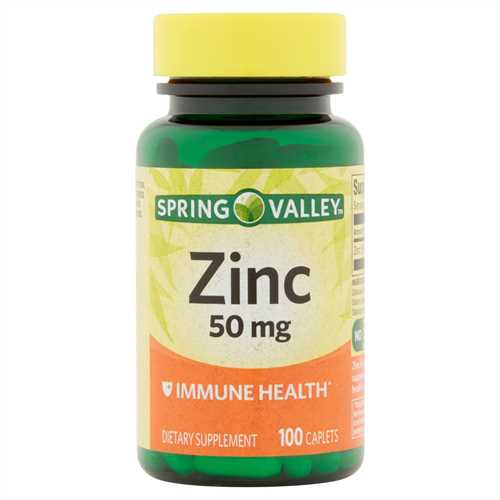 Zinc 50 mg hộp 200 viên Spring Valley - Viên Kẽm duy trì hệ miễn dịch khỏe mạnh