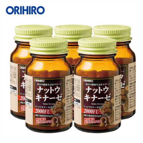 Viên uống chống đột quỵ, tai biến Nhật Bản Nattokinase 2000FU Orihiro 60 viên