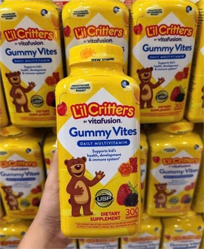 Kẹo dẻo bổ sung nhiều loại Vitamin L’il Critters Gummy Vites Complete Multivitamin 300 viên của Mỹ