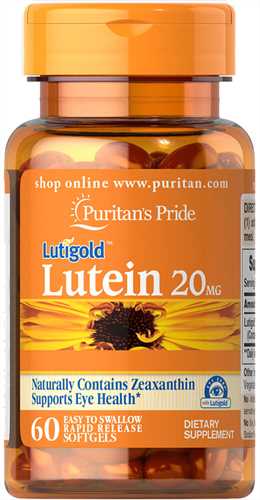 Lutein 20mg hộp 60 viên Puritan's Pride - Viên uống bổ mắt của Mỹ
