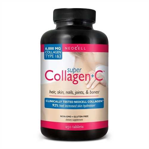 Super Collagen +C 250 viên Neocell USA - Viên uống đep da, đẹp tóc của Mỹ