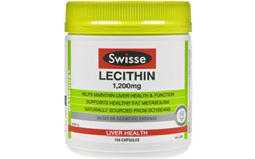 Tinh chất mầm đậu nành Swisse Lecithin 1200 mg hộp 150 viên của Úc