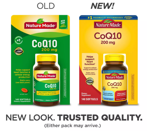 CoQ10 Nature Made 200 mg hộp 140 viên - Viên uống bổ tim mạch của Mỹ