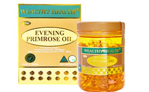 Viên uống nội tiết tố nữ tinh dầu hoa anh thảo Weathy Health Evening Primrose Oil hộp 200 viên của Úc
