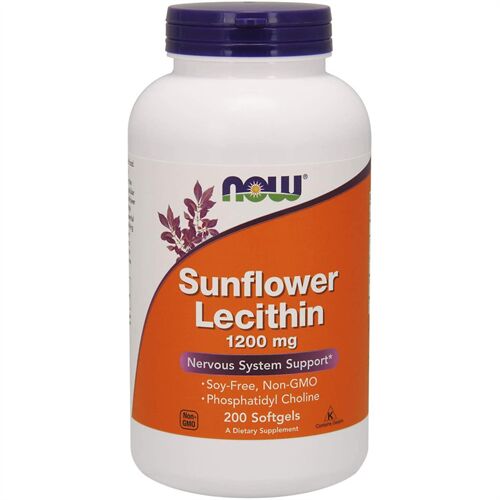 Viên Uống Now Foods Sunflower Lecithin 1200mg 200 viên của Mỹ