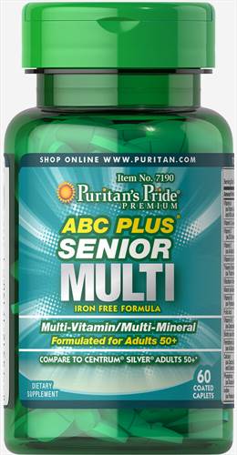 Vitamin tổng hợp dành cho người lớn tuổi ABC Plus® Senior Multivitamin Multi formulated for Adults 50+