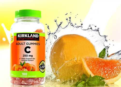 Kẹo dẻo bổ sung vitamin C Kirkland Adult Gummies C 250mg 180 viên