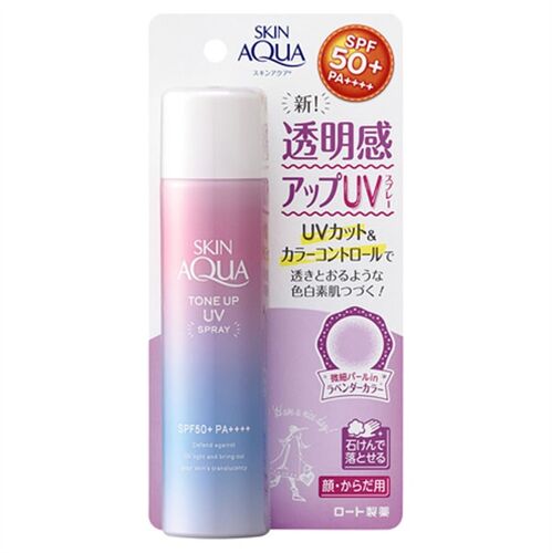 Xịt Chống Nắng Skin Aqua Tone Up UV SPF50+ PA++++ Của Nhật Bản