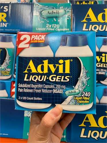 Thực phẩm chức năng giúp giảm đau hiệu quả Advil Liqui Gels 2 x 120 viên của Mỹ