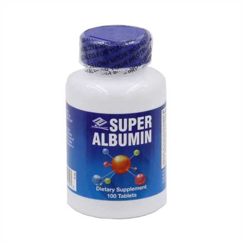 Viên uống Super Albumin 500mg hộp 100 viên Nu-Health của Mỹ