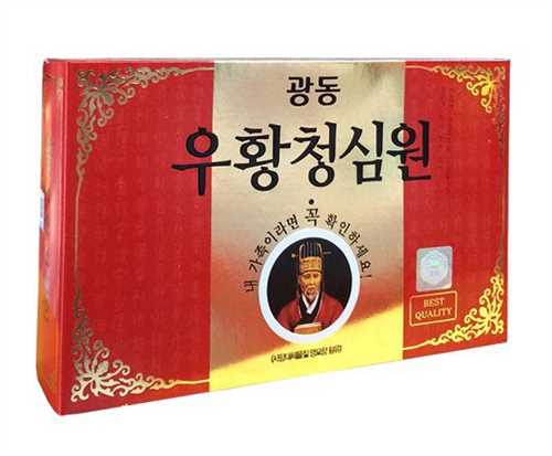 An Cung Ngưu Hoàng Hoàn Tổ Kén - Viên uống Vũ Hoàng Thanh Tâm Hàn Quốc