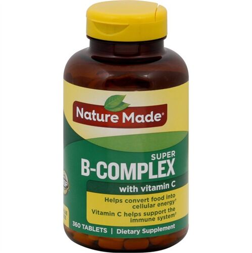 Viên uống bổ sung vitamin B Nature Made Super B-Complex hộp 360 viên của Mỹ