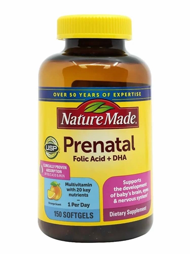 Prenatal dha viên Nature Made - Viên uống bổ dưỡng cho bà bầu của Mỹ