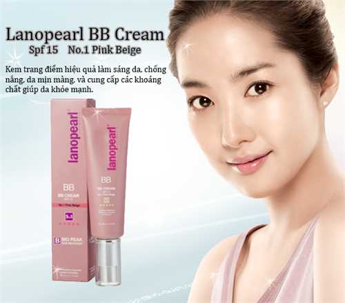 Kem Che Khuyết Điểm Đa Năng BB Cream Lanopearl No.1 Pink Beige 50ml của Úc
