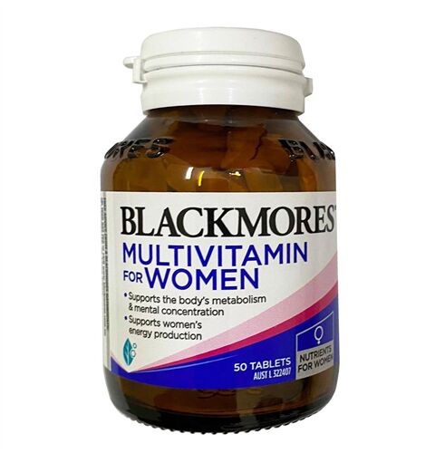 Viên uống Blackmores Multivitamin for Women hộp 50 viên của Úc